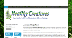 Desktop Screenshot of healthycreatures.com